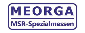 Logo der MEORGA MSR-Spezialmesse, Frankfurt